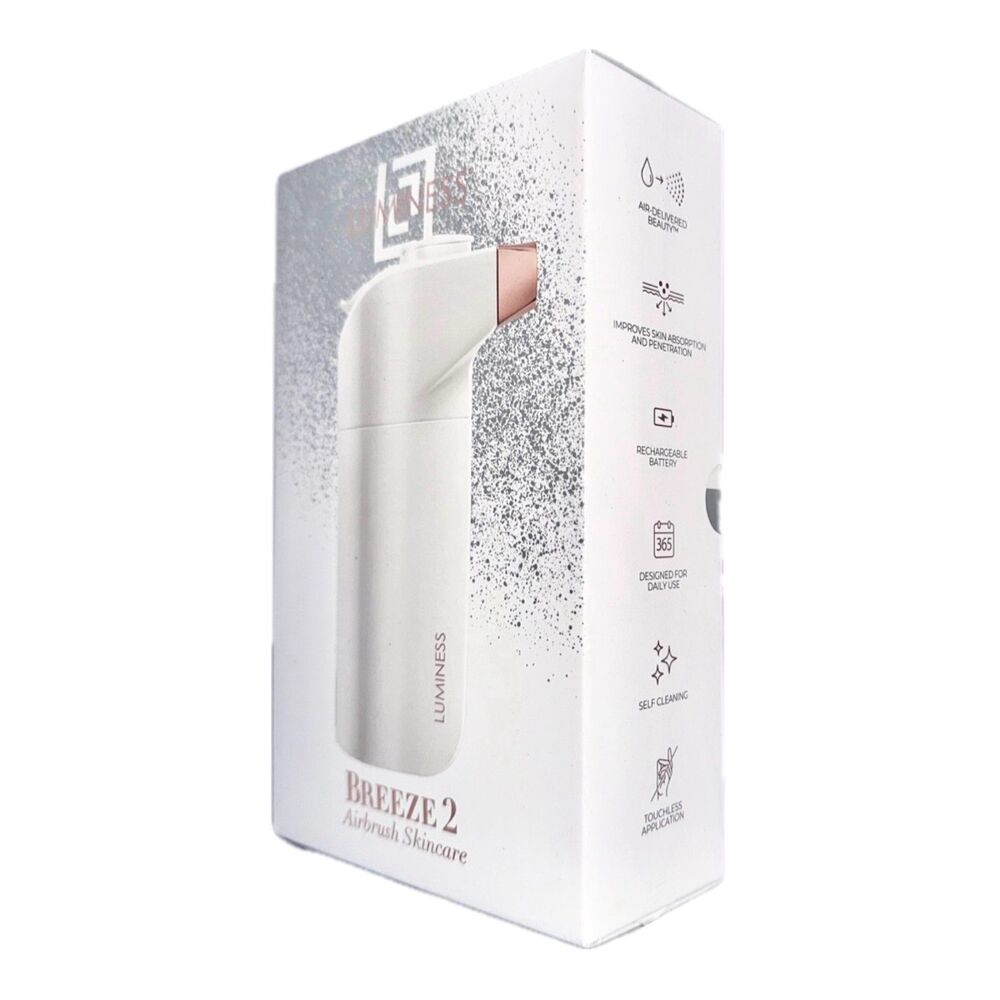 Luminess Breeze2 Airbrush Makeup Skincare System Cordless Device Only White NWT